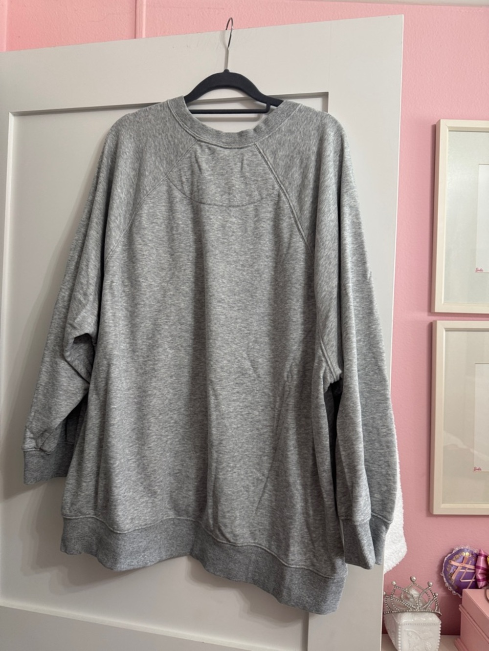Old Navy Heather Gray Crewneck Sweatshirt - Picture 2 of 3